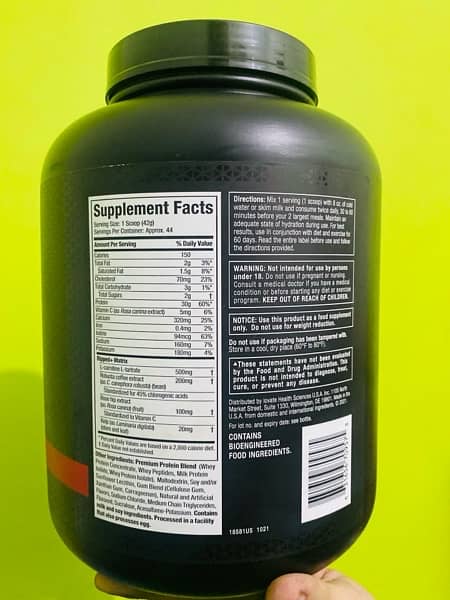 Muscle Tech (ripped) french vanilla bean protein powder 2