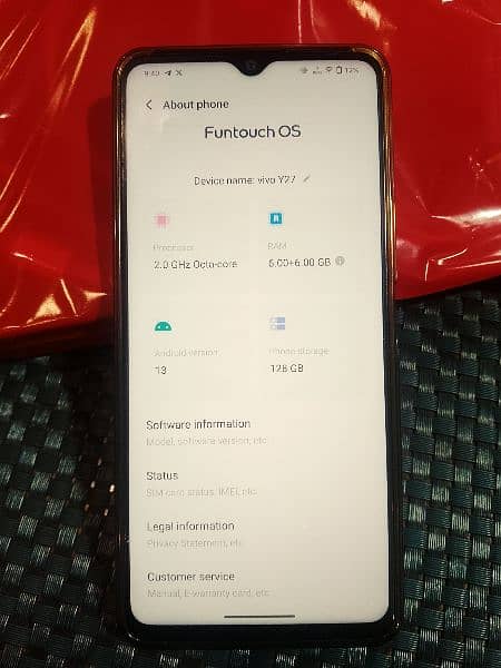 vivo y27 condition 9/10 6gb +6gb extend 128gb10/10 5