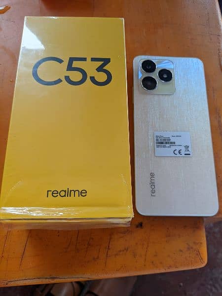realme c53 6GB 128GB pta approved new 2