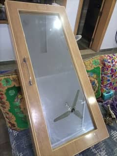 Dressing mirror with cupboard