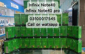 Infinix Note40 & Note40 Pro Stock Available COD also available