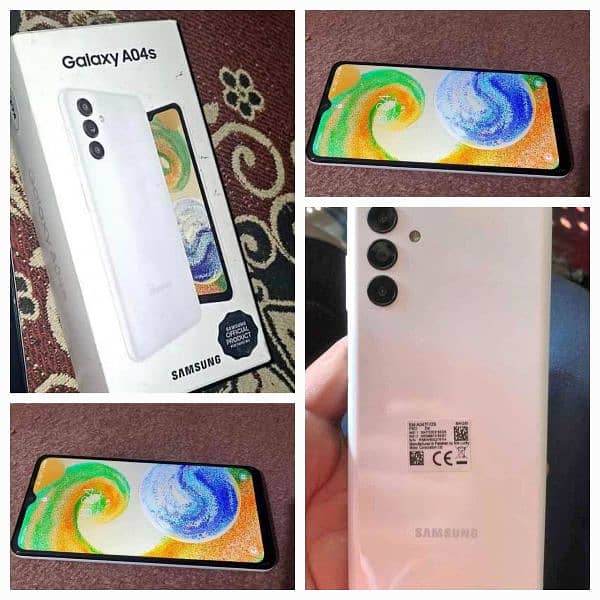 samsung A04s open box 5 month warranty 10 by 10 condition and 4 gb ram 0