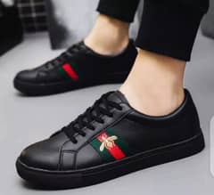 Men,s Comfortable stylish PU Leather sneakers