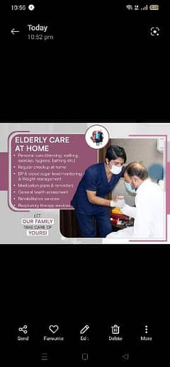 Home patient care services Rawalpindi Islamabad 03138544798