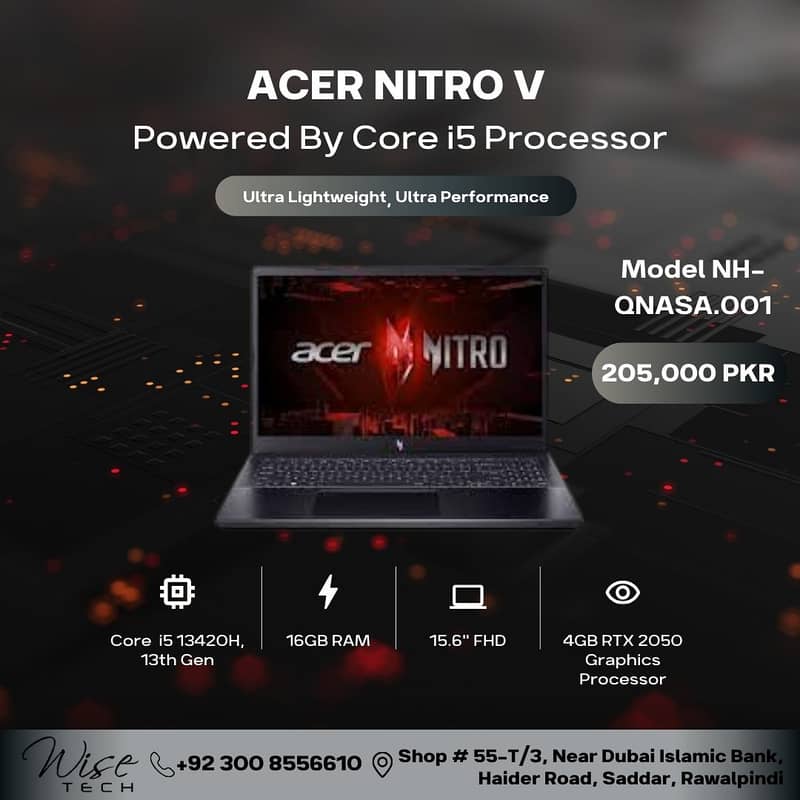 Acer Nitro Gaming Laptop Core i5 0