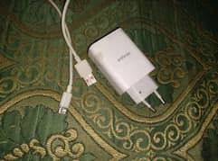 infinix 33w original charger with cable box pulled