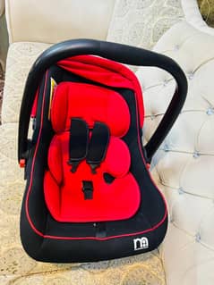 Mothercare Carry Cot & Car Seat Red & Black 0