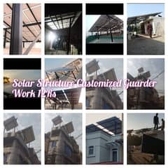 Elevated solar structure System Customized Guarder Work 12Rs
