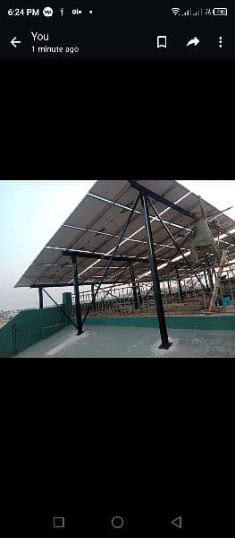 Elevated solar structure System Customized Guarder Work 12Rs 2