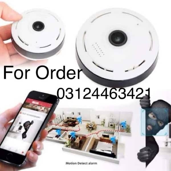 V380 pro Wifi Camera 3d panoramic wireless Cctv motion detection 0