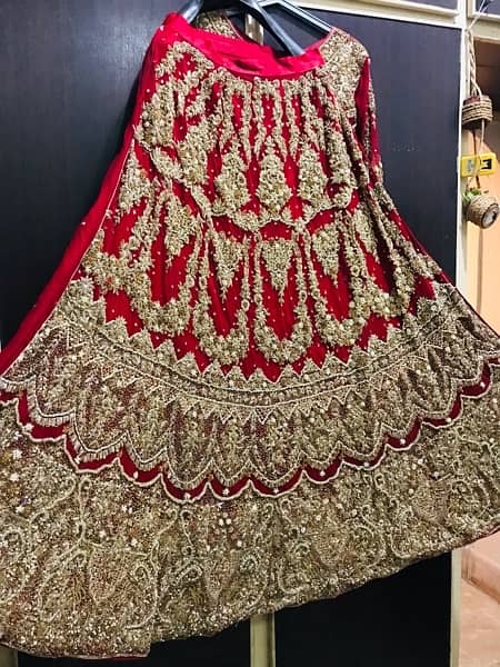 Latest heavy bridal dress 1