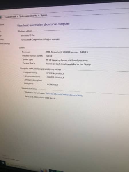 Pc with Amd Graphic card. Exchange Possible With Graphic card 2