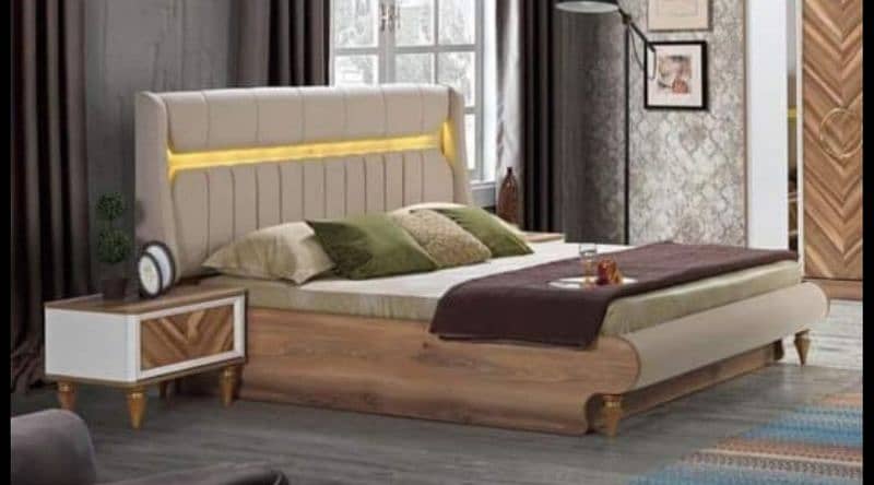 King size bed with side tables 9