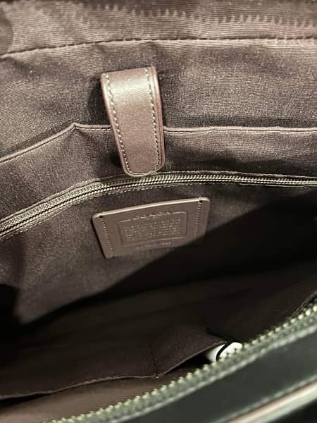 Leather Laptop Bag Coach 2