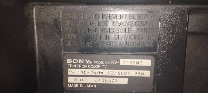 Original Sony TV with Trolley 3