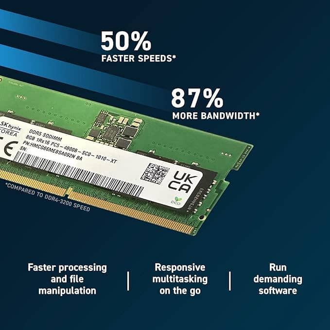 2024 Newest Samsung SK-Hynix 8GB DDR5 4800MHz SODIMM PC5-4800B Memory 0
