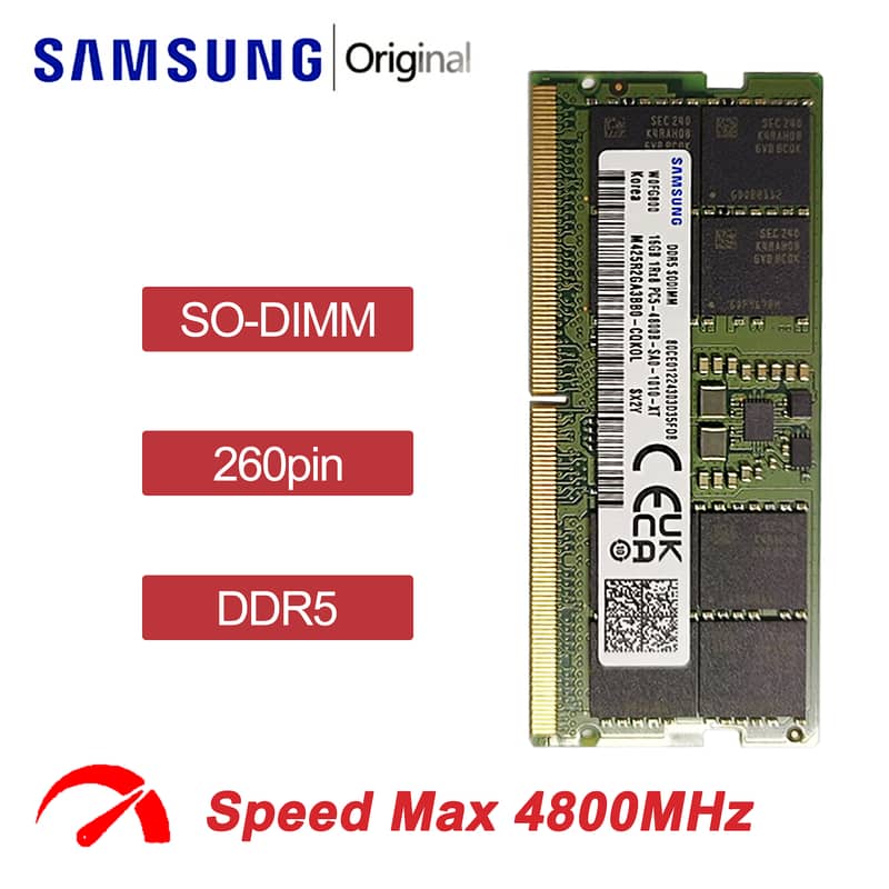 2024 Newest Samsung SK-Hynix 8GB DDR5 4800MHz SODIMM PC5-4800B Memory 1