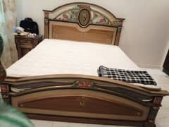 King size bed set with mattress
