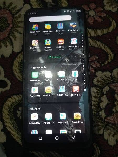 infinix smart 6 3/64 with box charger 8
