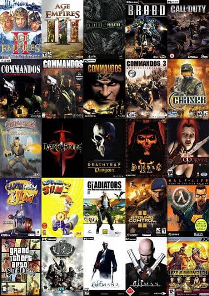 ALL pc games only 500 Rs 1