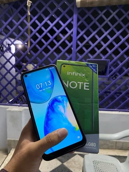 infinix note 8i (6/128) GB with box 0