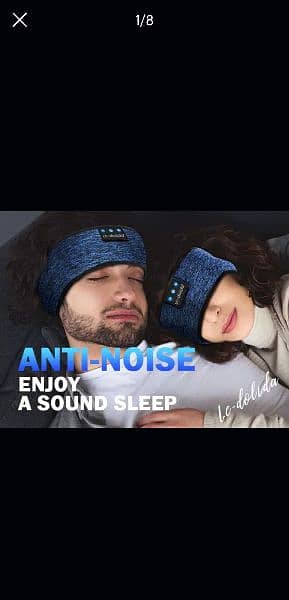 LC-dolida Sleep, Headphones Bluetooth Headband, Wireless 0
