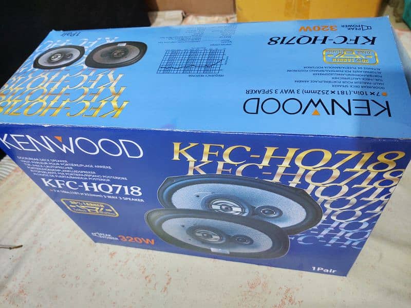 Kenwood KFC HQ 718 speakers brand new box pack 1