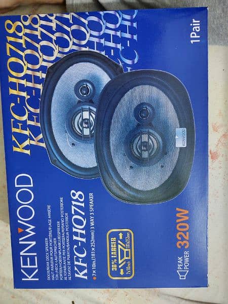 Kenwood KFC HQ 718 speakers brand new box pack 2