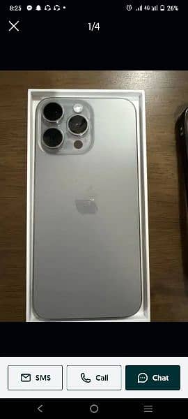 iphone 15 pro max 256gb jv LLA natural titanium color 1