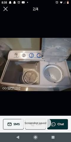 Haier semi automatic washing machine