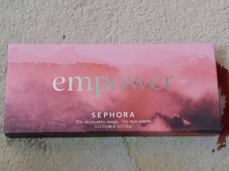 Brand New SEPHORA empower trio face palette 3