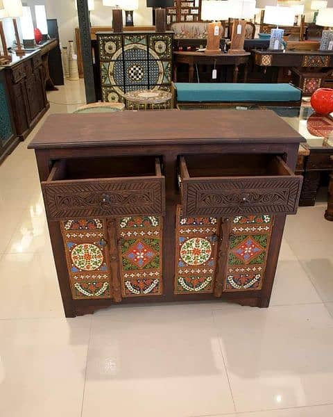 Others Household items home decor wooden cabinet wooden almari swati 1