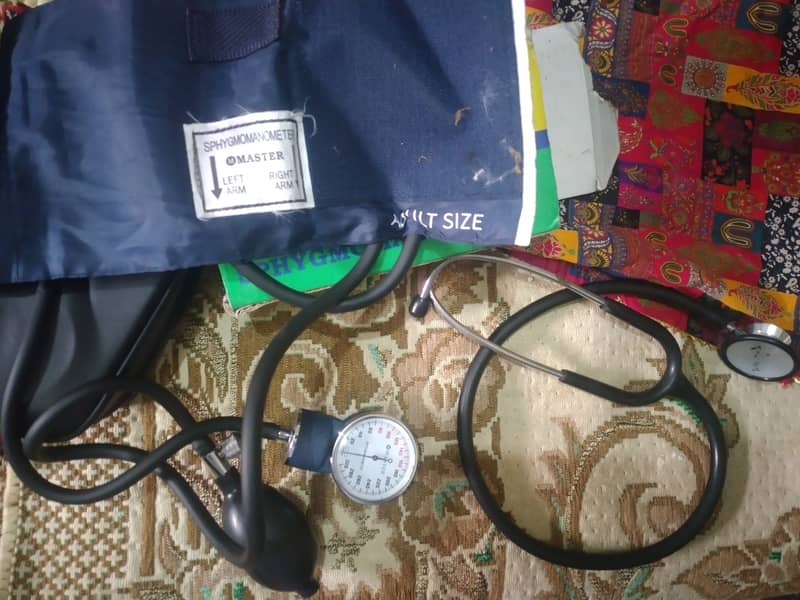 Blood pressure monitor and stethoscope 0