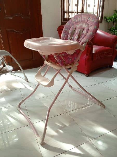 high chair foldable, imported, new condition 3