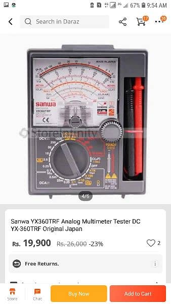 Multimeter Multi Tester SAMWA 100% original product 6