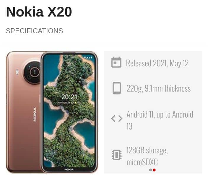 Nokia-X20-5G-With Zeiss Optics Cameras-8Gb 128Gb 3
