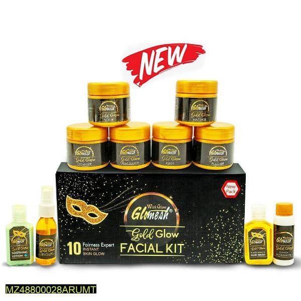 *Product Name*: 10 In 1 Gold Facial Kit 1
