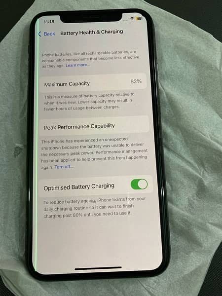 Iphone X . Non PTA . 64GB . Factory Unlocked . 82% battery health 9