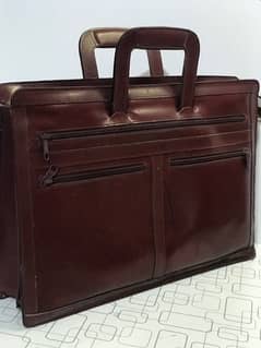 leather Files and documents bag / Office bag
