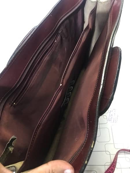 leather Files and documents bag / Office bag 4