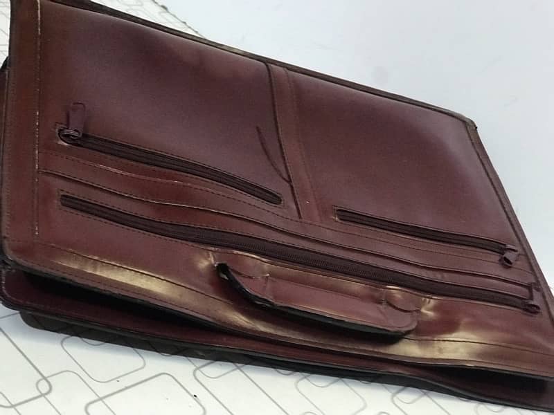 leather Files and documents bag / Office bag 5