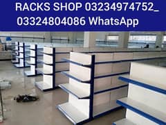 New wall racks/ Old store Racks/ Cash Counter/ Shopping trolley 60ltr