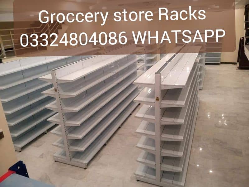 New wall racks/ Old store Racks/ Cash Counter/ Shopping trolley 60ltr 6