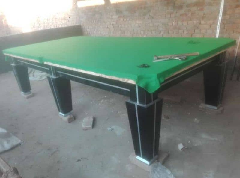 New snooker table with two Stick one rest 2