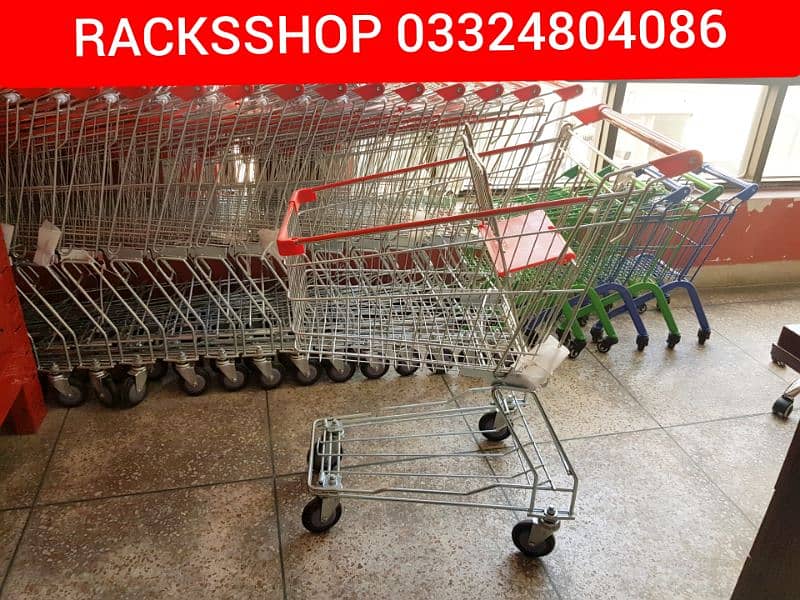 Shopping Baskets/ shopping trolleys/ Cash Counters/ Racks/ wall rack 15