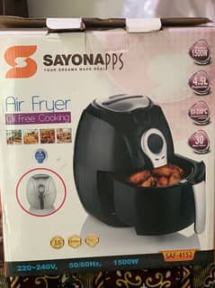 Sayonaa Air Fryer Brand New 0