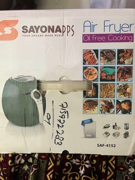 Sayonaa Air Fryer Brand New 1