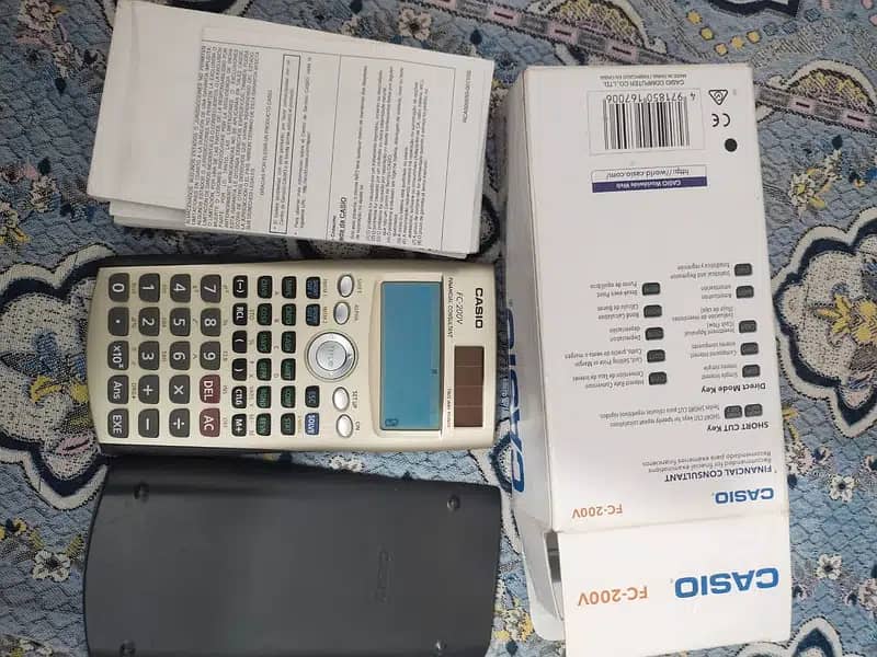 Original Financial Calculator Casio FC 200V 2