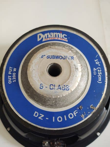 Original American Dynamic Subwoofer heavy 10 inch full 2