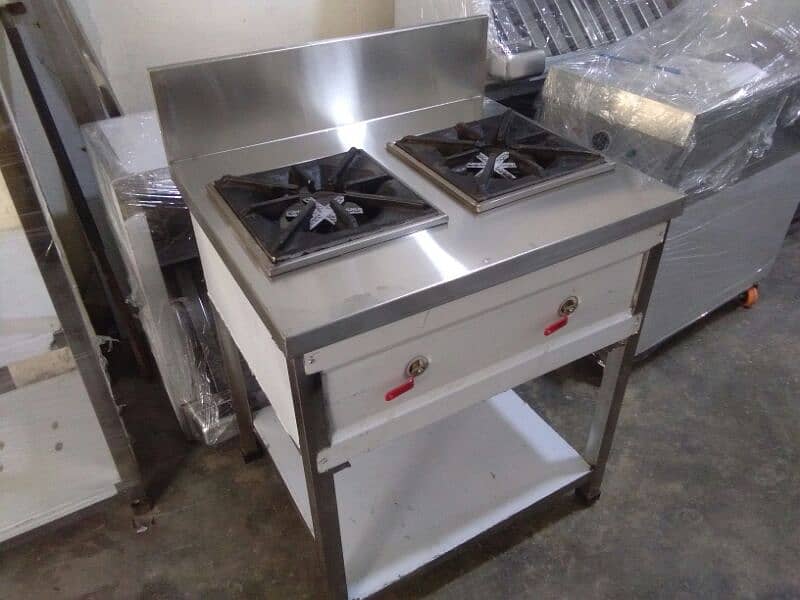 Fast food Restaurant equipment, Machinery, Fryer, Hot plate, Hood,Sink 13